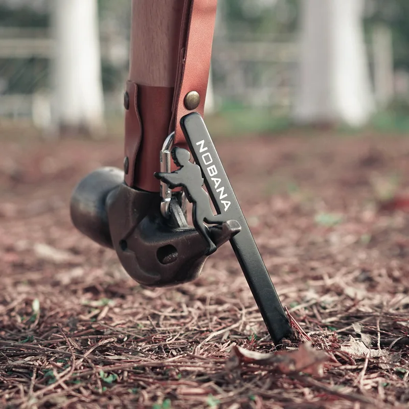 Uñas de figura para acampar al aire libre, 20Cm, 4 juegos de accesorios para tienda de campaña, clavos fijos a prueba de viento - imagen 4