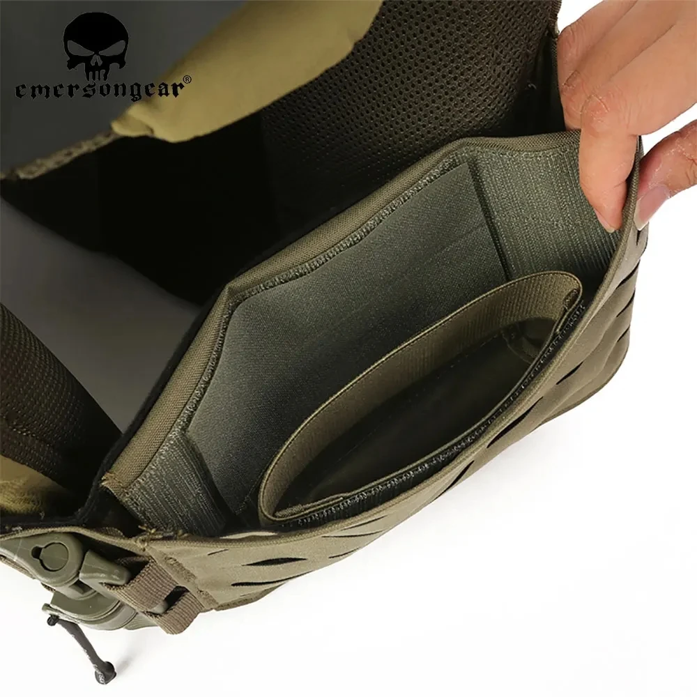 EMERSONGEAR-Chaleco táctico con corte láser, portador de placa ROC, faja de caza de liberación rápida, tiro de Paintball Airsoft australiano EM7408 - imagen 5