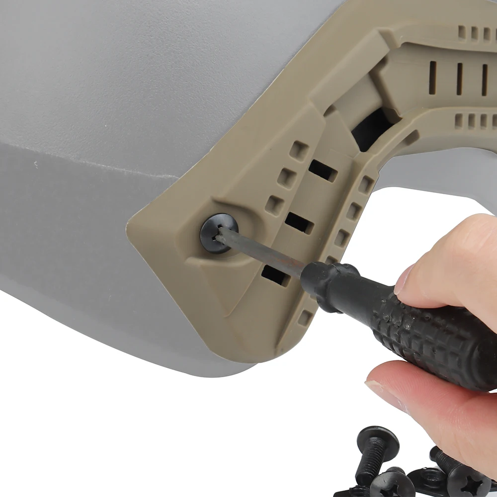 Riel guía para casco rápido, equipo práctico de nailon de montaje rápido lateral de arco, equipo táctico para actividades de caza y expedición al aire libre - imagen 5