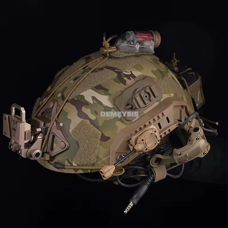 Soporte casco táctico multifunción para linterna y visión nocturna - imagen 3