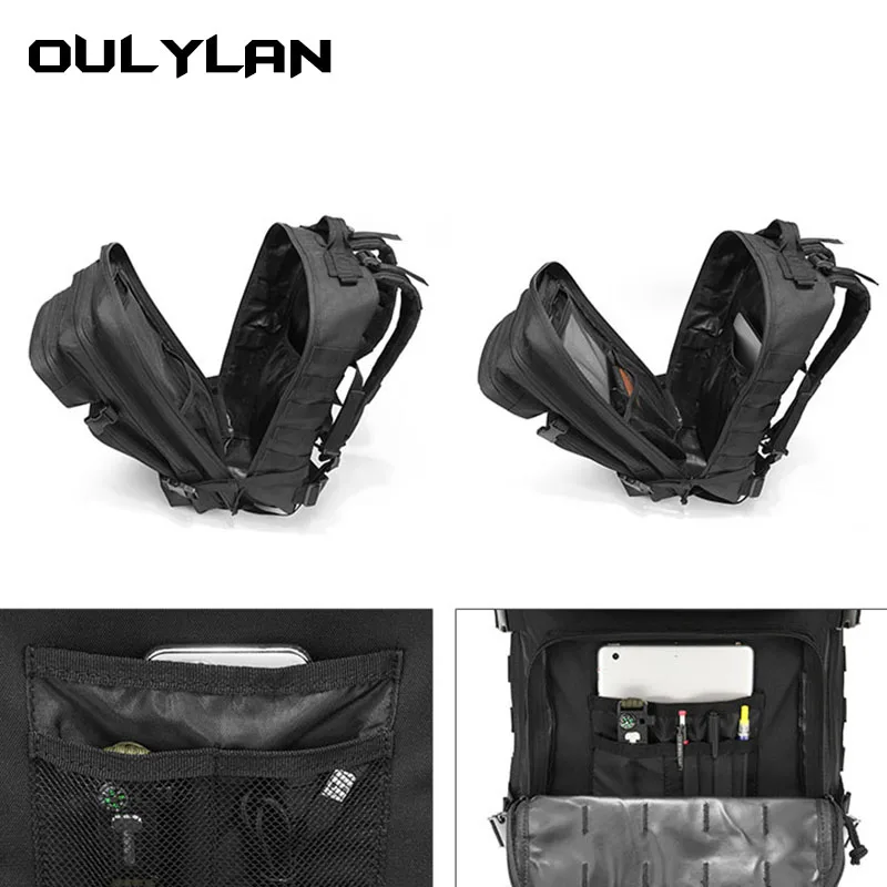 Attack-Mochila deportiva de caza para exteriores, bolsas tácticas multifunción, montañismo, hombros, alta capacidad, 30/50L - imagen 3