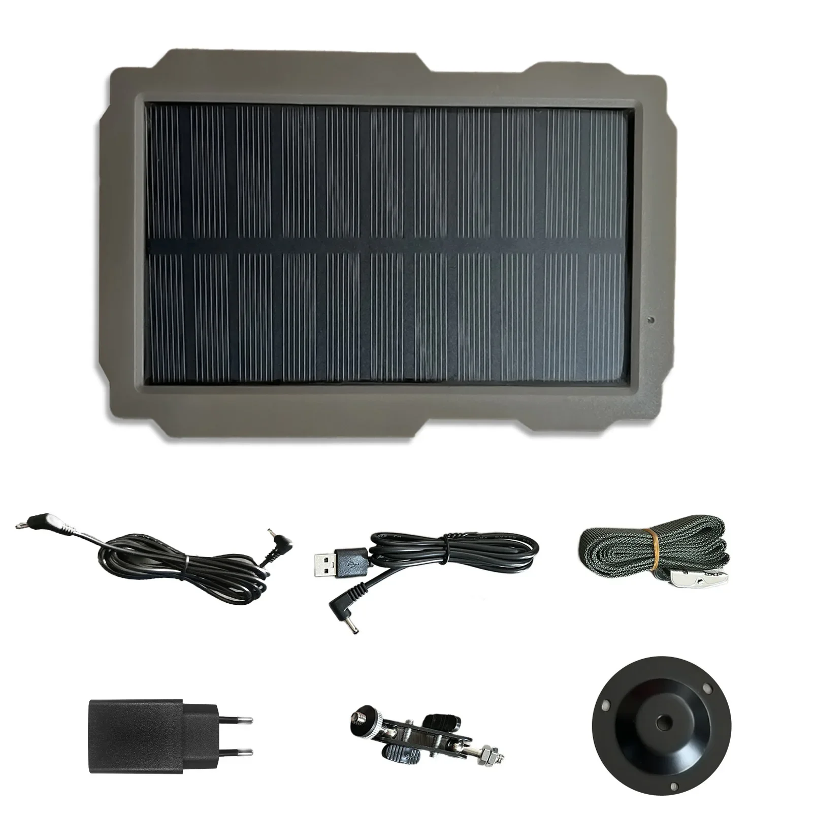 Kit de energía solar para cámaras de rastreo Panel solar de doble salida de 6 V/12 V y cargador de batería recargable para monitoreo extendido de la vida silvestre - imagen 2