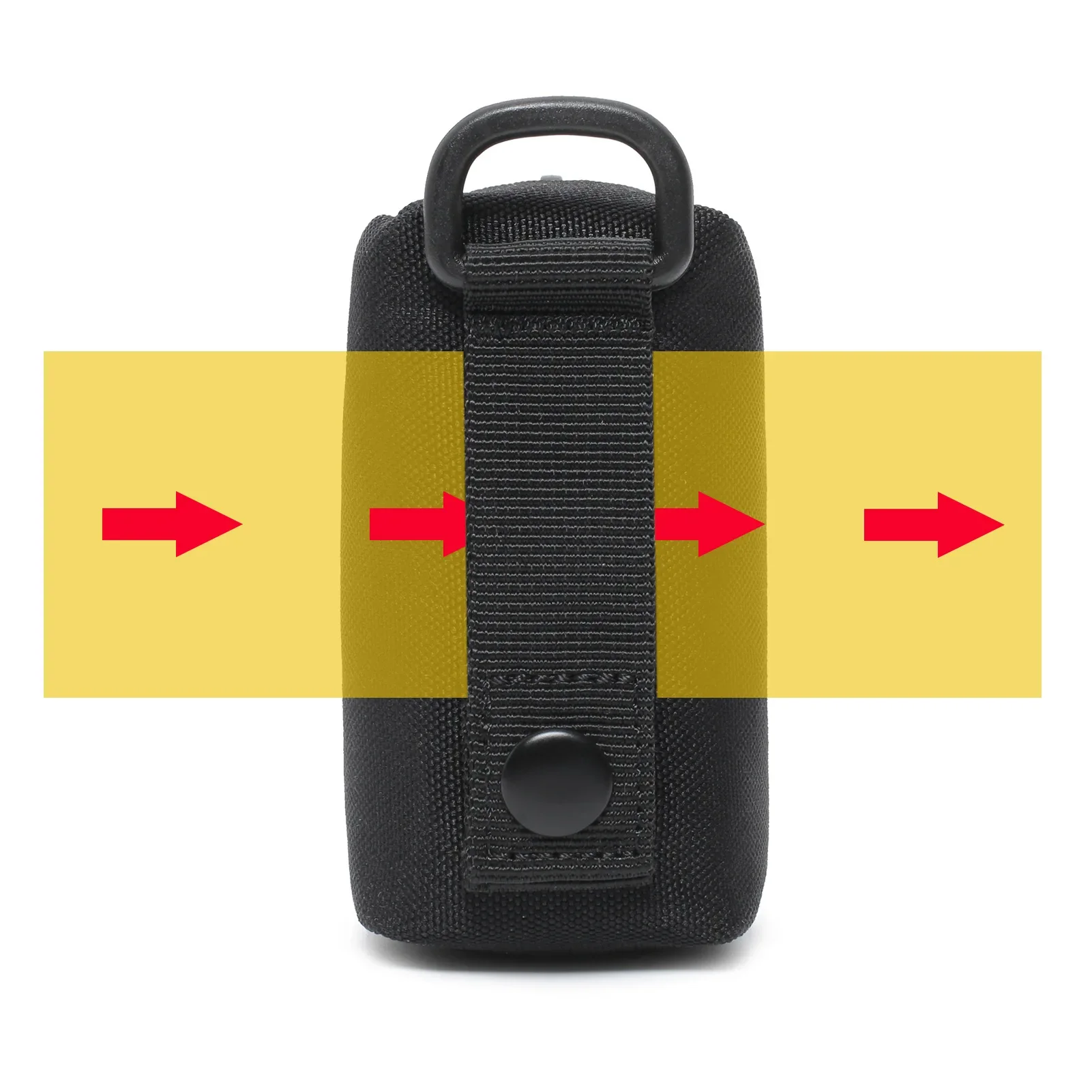 Bolsa colgante para cinturón al aire libre, bolsa Molle pequeña, billetera EDC, riñonera, monedero portátil, monedero, caza, senderismo y acampada - imagen 3