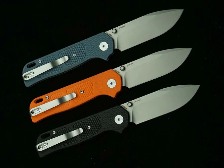 LEMIFSHE JR4545 cuchillo plegable 14C28N G10 EDC al aire libre - imagen 3