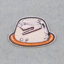 Parche táctico oficina TV comida dibujos planchar insignia DIY