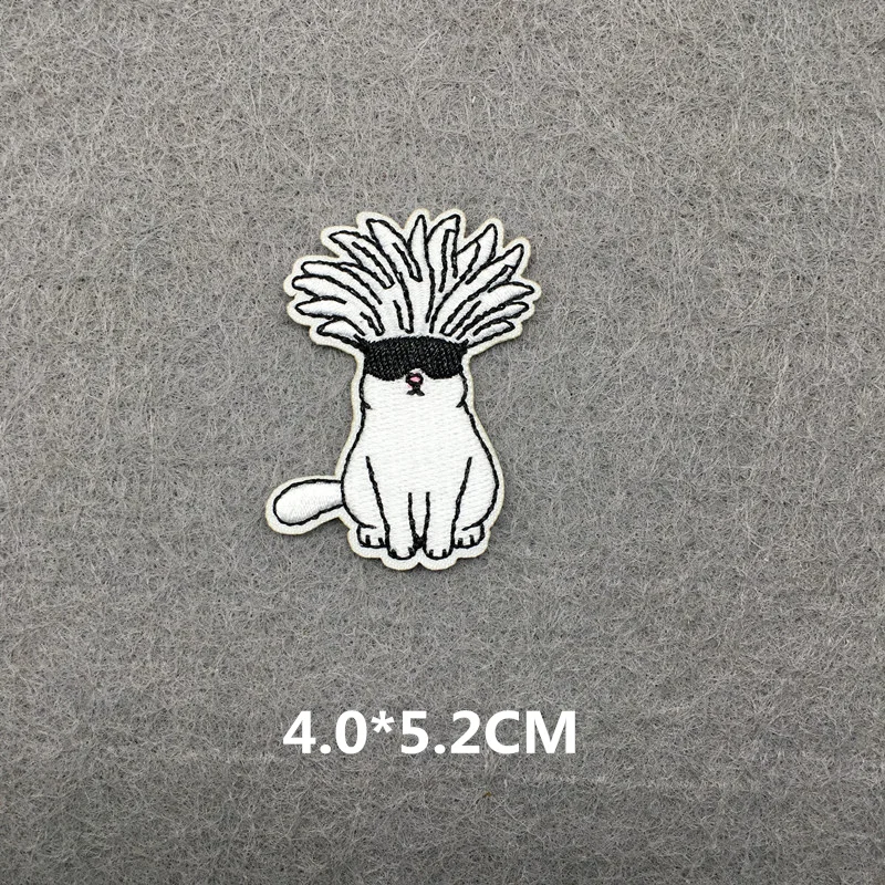 Parche de animales de dibujos animados, parches para planchar en ropa, parches bordados de Anime para ropa, parches termoadhesivos, pegatinas DIY - imagen 4