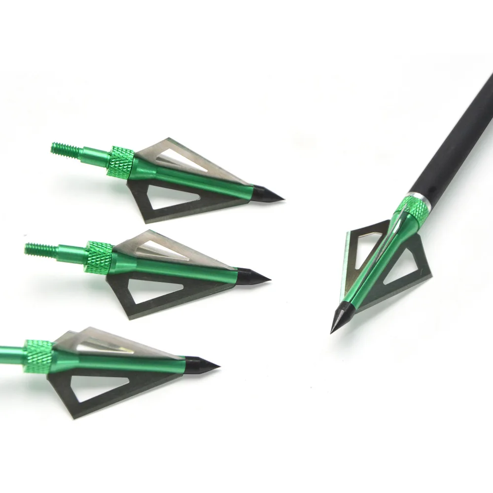 16/17/18/20/21/22 "pernos de ballesta flechas de carbono con hoja de repuesto de 100Gr puntas de flecha caza tiro 6/12 Uds flechas de ballesta - imagen 2