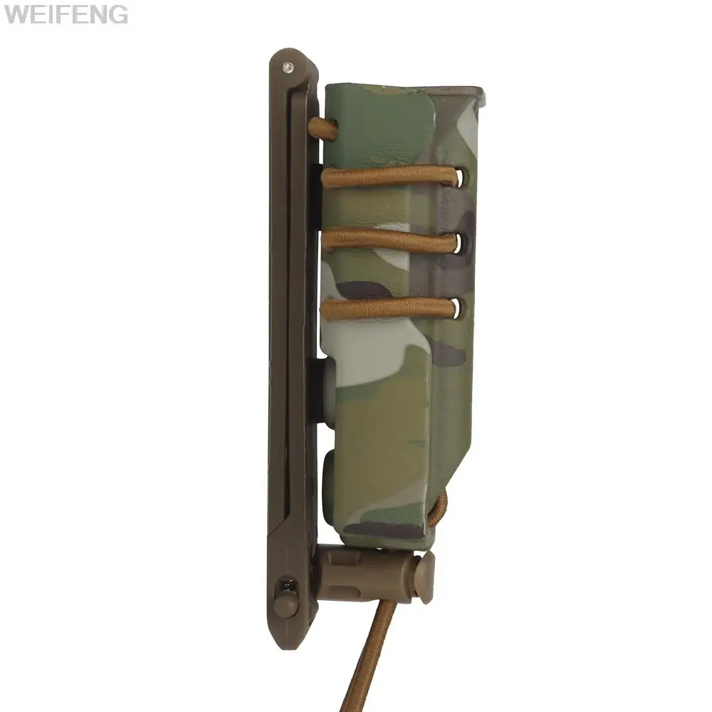 Bolsa táctica Molle de 9mm, estuche militar de tracción rápida, soporte Universal para linterna y cuchillo, equipo de caza - imagen 4