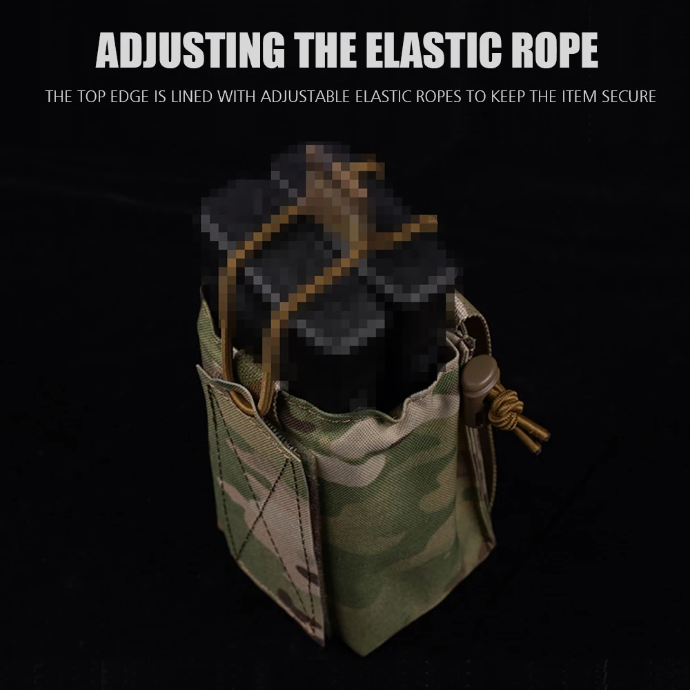 SPUD-bolsa táctica para colgar en el pecho, chaleco de caza para Airsoft al aire libre, portador de placa, bolsa de Radio Molle multiusos - imagen 4