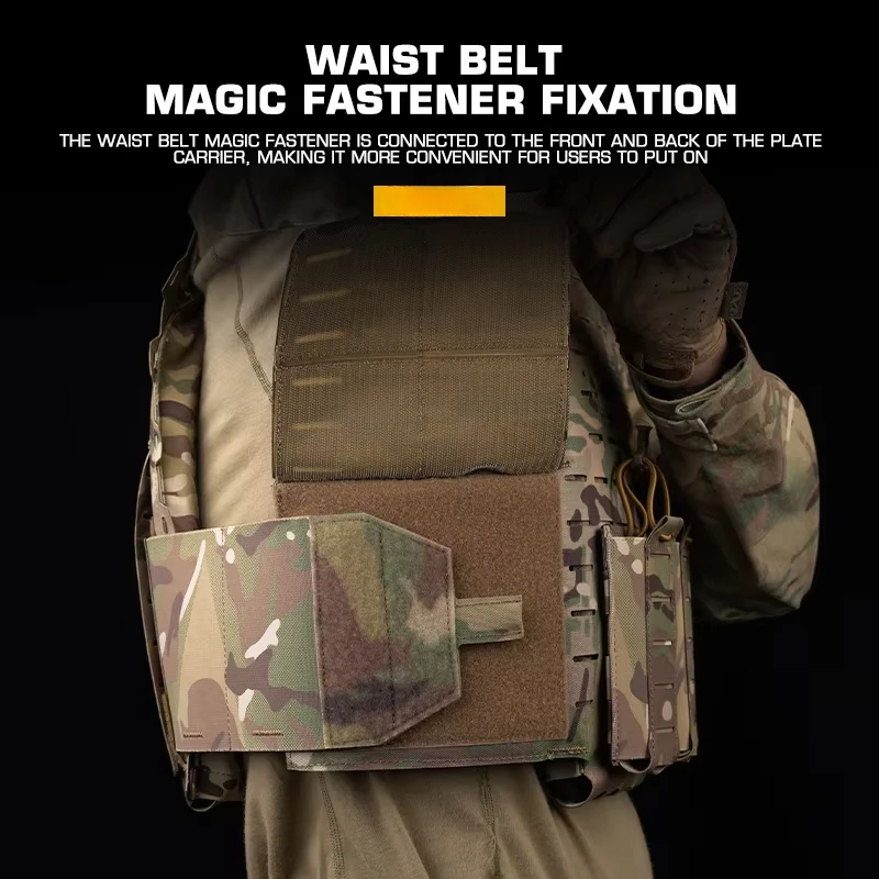 Chaleco portador táctico ligero SFPlate, chaleco de combate militar, protector Molle, equipo Airsoft para caza al aire libre - imagen 5