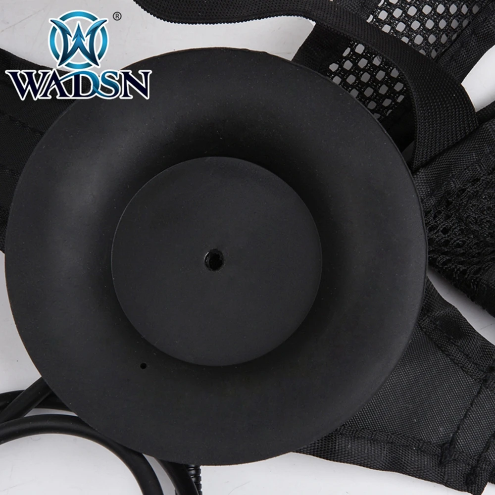 WADSN auriculares de diadema ajustables Airsoft con enchufe Kenwood U94 PTT, Softair, táctico, caza, tiro, Militar - imagen 4