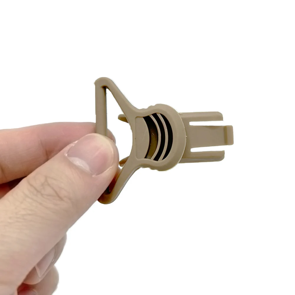 Juego de 6 unidades de Clips giratorios para gafas de casco, rieles laterales para casco, accesorios tácticos para casco Airsoft - imagen 2