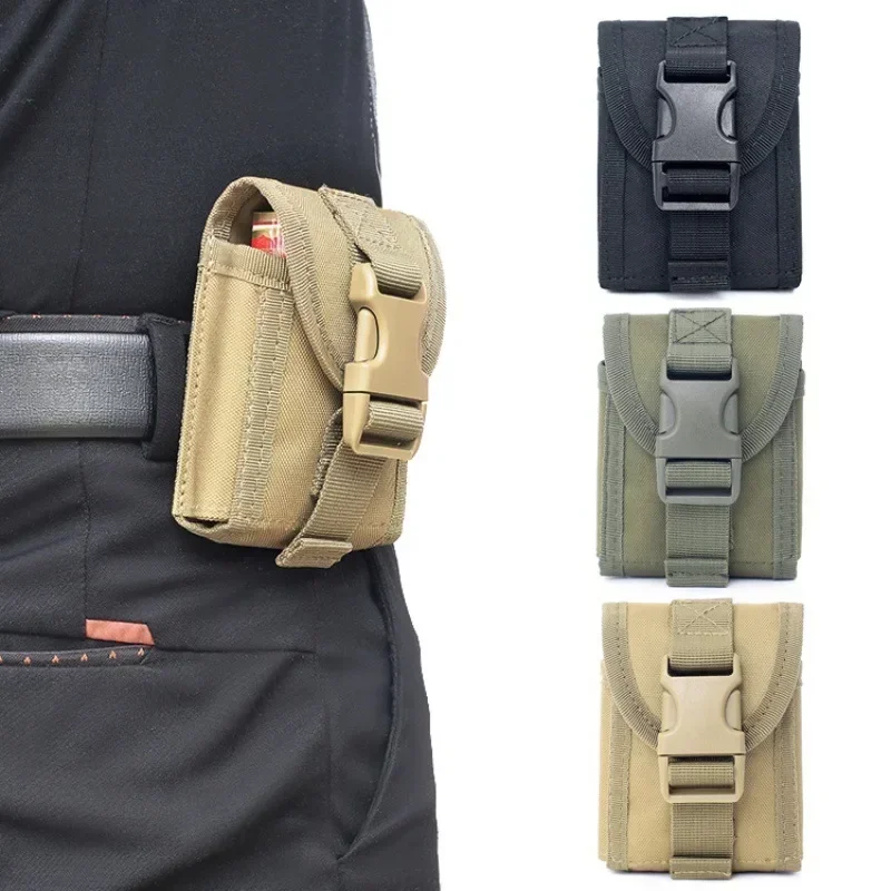 Bolsa táctica Molle Utility EDC, bolsa para cigarrillos, chaleco, mochila, cinturón, riñonera de caza - imagen 2