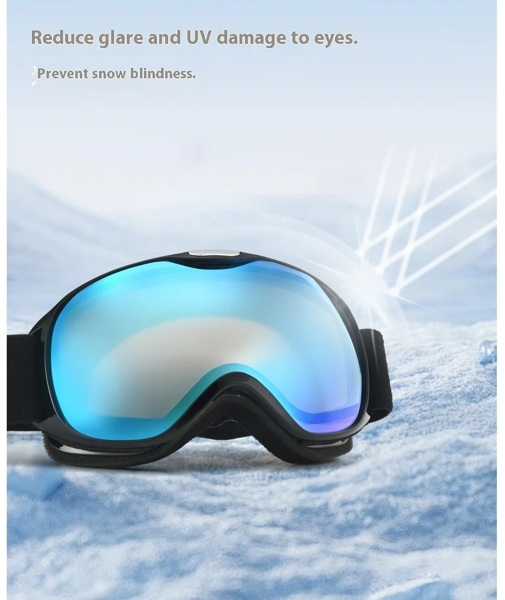 JSJM gafas de esquí fotocromáticas para niños - Antiniebla UV400 - imagen 5
