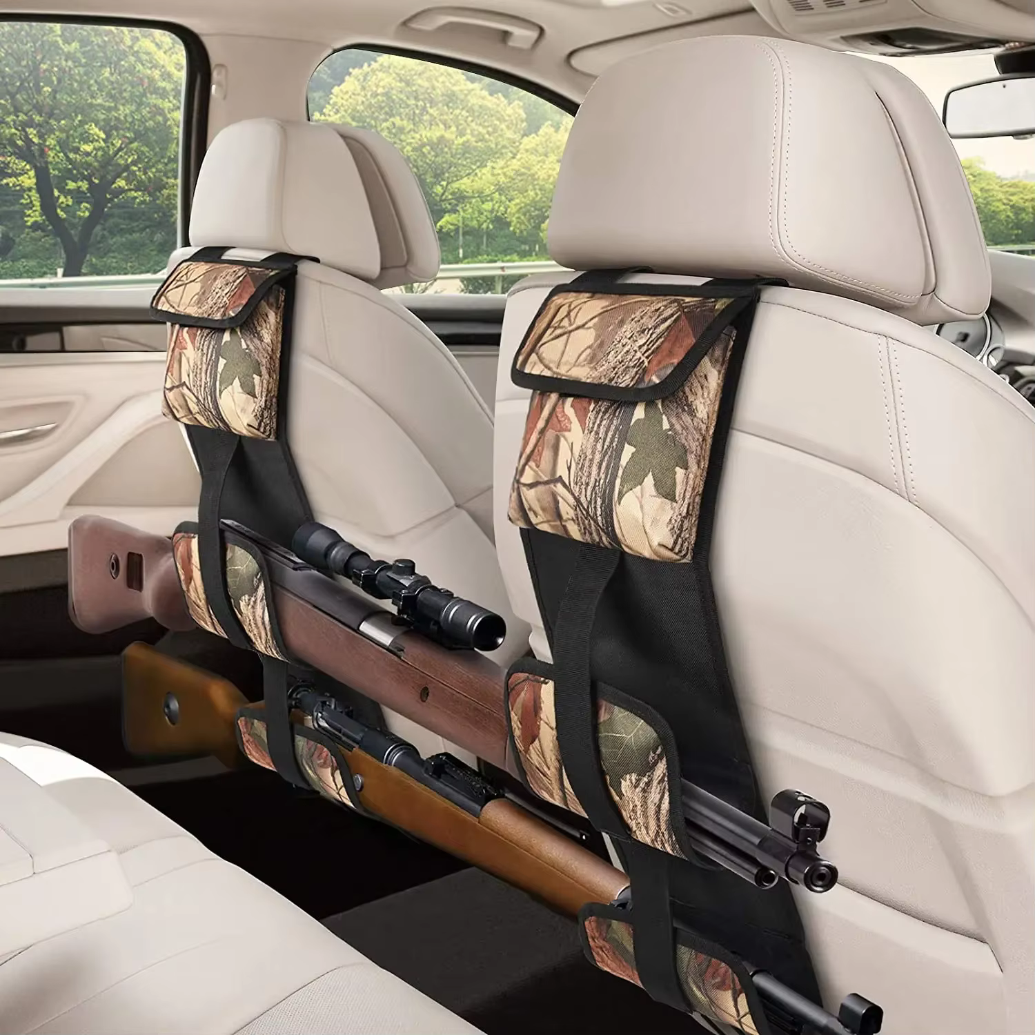 Organizador táctico universal para respaldo asiento coche soporte rifle - imagen 3
