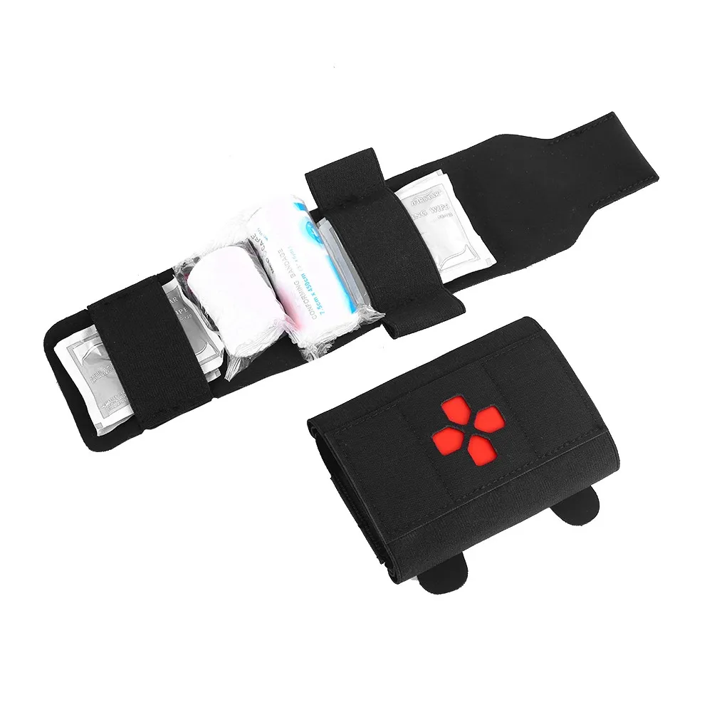 Riñonera táctica Molle EDC, Kit de primeros auxilios, riñonera plegable para caza al aire libre, bolsa de cintura de supervivencia médica militar, paquete de herramientas - imagen 2