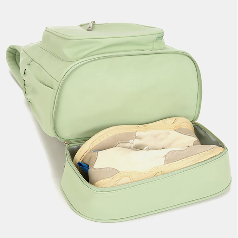 Mochila para gimnasio y Fitness al aire libre, bolsa de entrenamiento para raquetas de tenis y bádminton, zapatos húmedos y secos, bolsa de Yoga de bolsillo, mochila escolar grande para almacenamiento de estudiantes - imagen 5