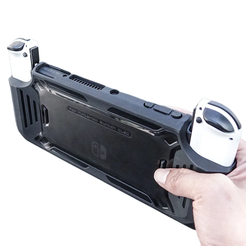 Fat Bear adecuado para consola de juegos NS Swi tch OLED, funda protectora táctica anticaída - imagen 4