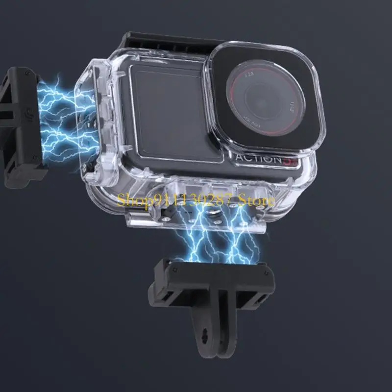 Protectores cámara J1HC con carcasa antiarañazos transmisión luz 99.6% para deportes Action5PRO/4/3 y exploración - imagen 2