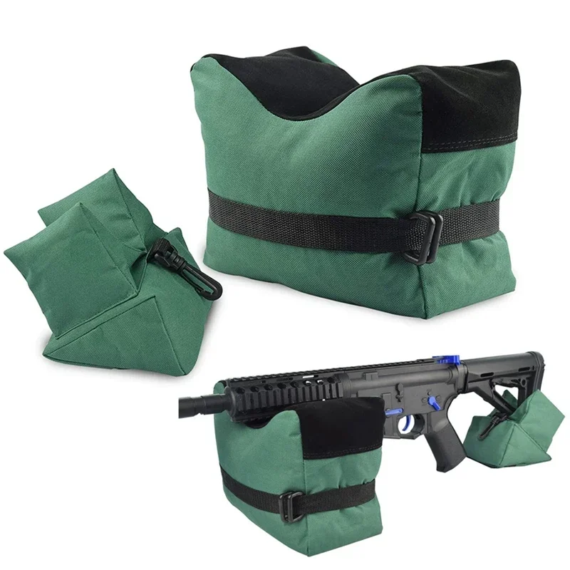 Bolsa de descanso de banco delantera y trasera de tiro portátil, soporte de objetivo de Rifle para soporte de pistola de caza, soportes de soporte de saco de arena - imagen 4