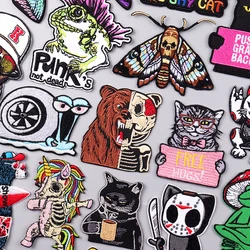 Parche termoadhesivo oso tiburón punk – Para coser o planchar