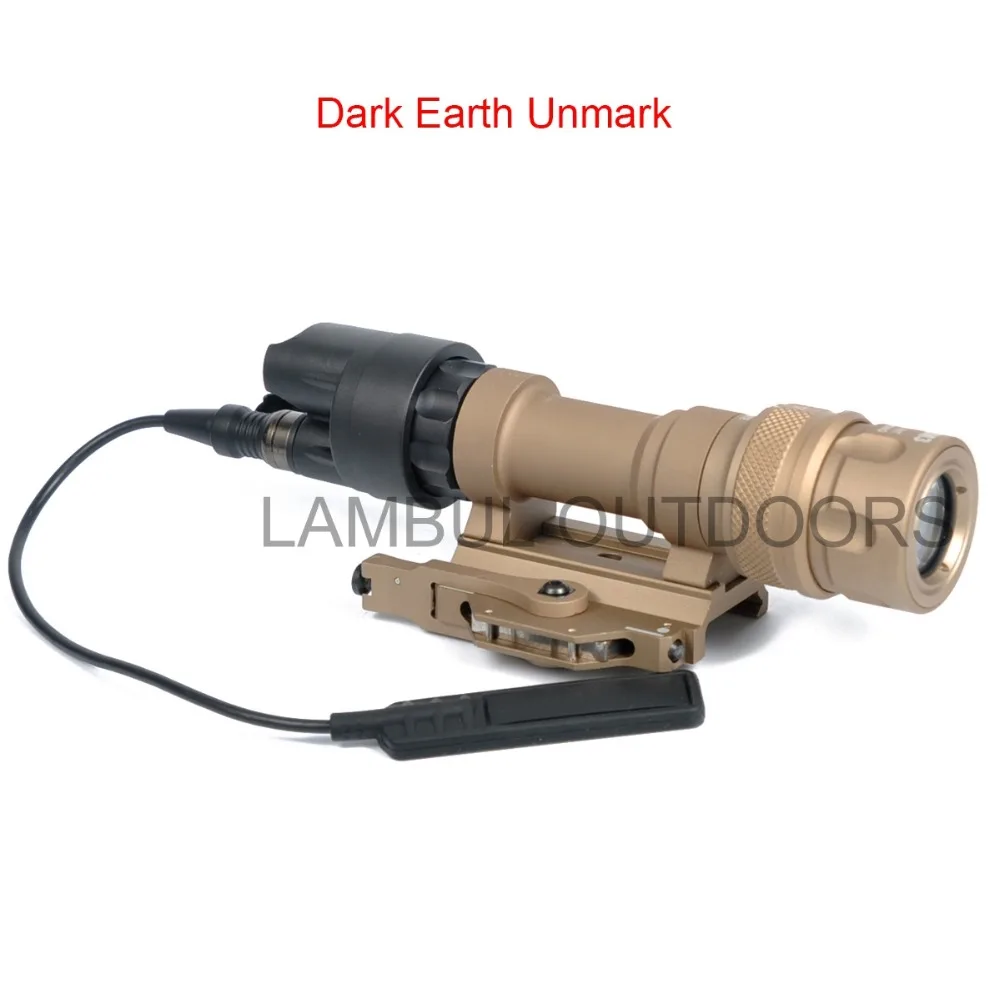 Linterna táctica M952 Surefire LED luz de explorador montaje QD arma estroboscópica luz Airsoft caza para AR15 con interruptor trasero - imagen 3