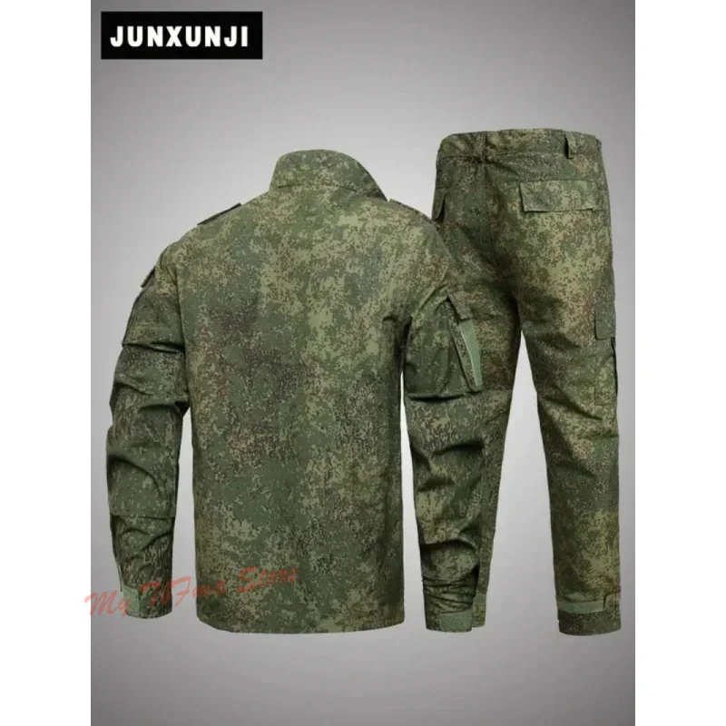 Chaqueta y pantalones tácticos Vkbo de camuflaje verde EMR para hombre pequeño ruso, traje de entrenamiento de campo, uniforme de caza - imagen 3