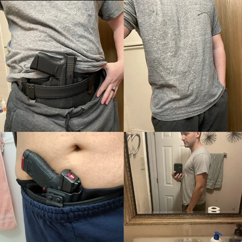 Funda de pistola táctica Kydex para G2C S & W Glock 17/22/31/43 Sig P365 Colt 1911, funda de pistola oculta, equipo de caza - imagen 2