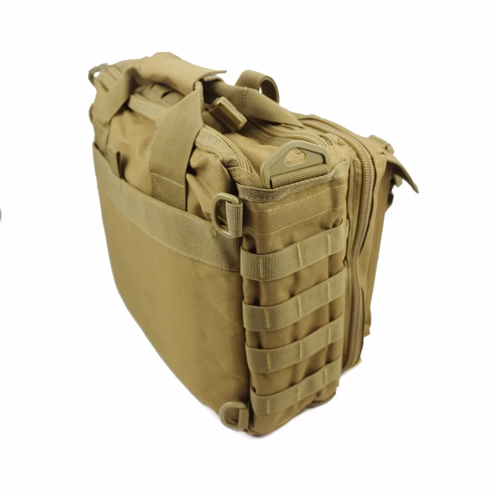 Bolso táctico para ordenador portátil, maletín de hombro para acampar y Turismo, bandolera de viaje para exteriores, 15 pulgadas - imagen 4