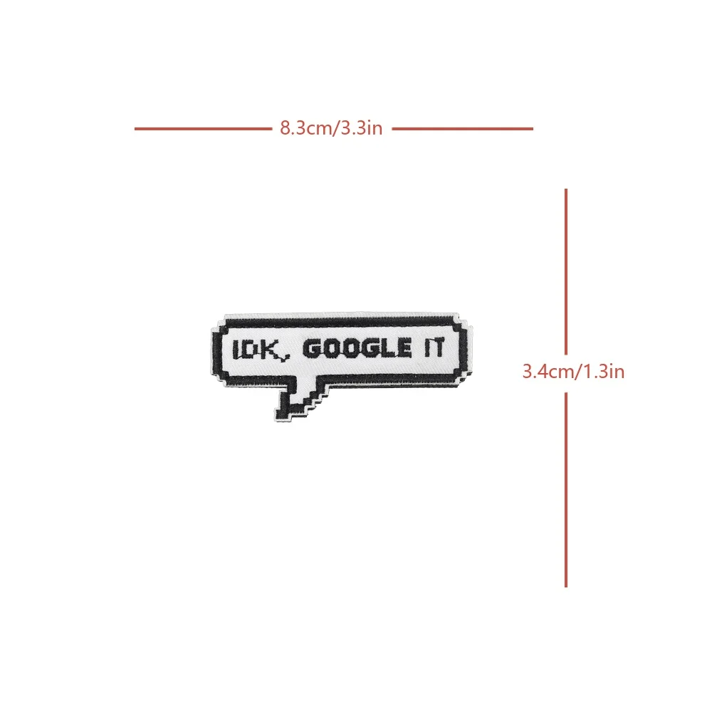 No sé divertido Meme cita Velcros parche moral insignia táctica pegatina bordado gancho bucle sujetador DIY Jeans gorra mochila - imagen 5