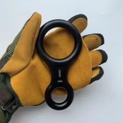 Guantes tácticos de piel de vacuno camuflaje transpirables para escalada