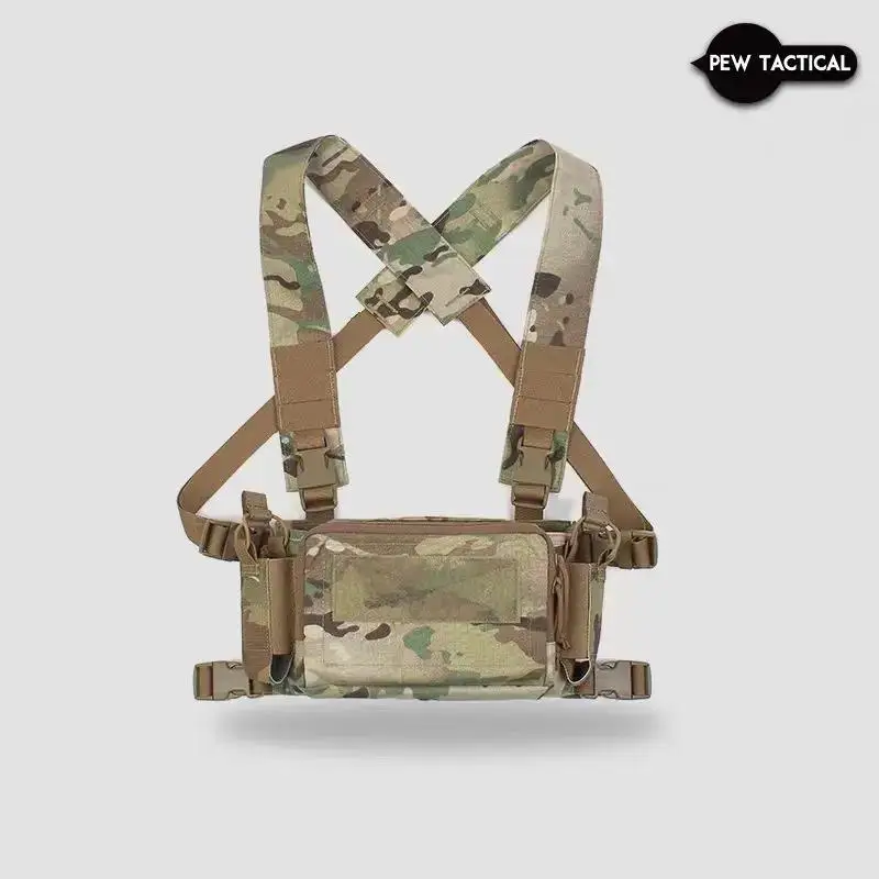 Pew táctico Molle caza D3CRM 2,0 aparejo de pecho táctico Haley estilo estratégico Airsoft aparejo de pecho ligero - imagen 2