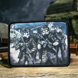 Parche morale Clone Trooper militar con gancho – Chevron táctico