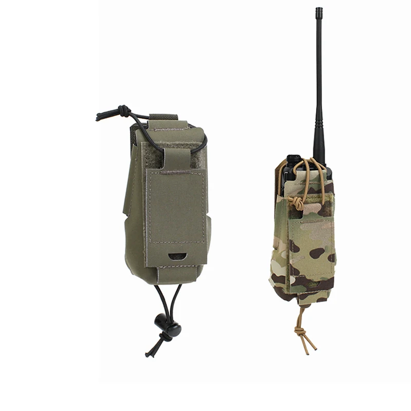 Bolsa de Radio táctica PEW Gridlok BAOFENG/POFUNG UV5R UV82 Airsoft soporte de Radio táctico Camping caza Molle bolsa - imagen 2
