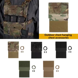 Equipo para exteriores, colgante en el pecho, expansión del pecho, sistema MOLLE, montaje, cuerda elástica fija, fácil instalación