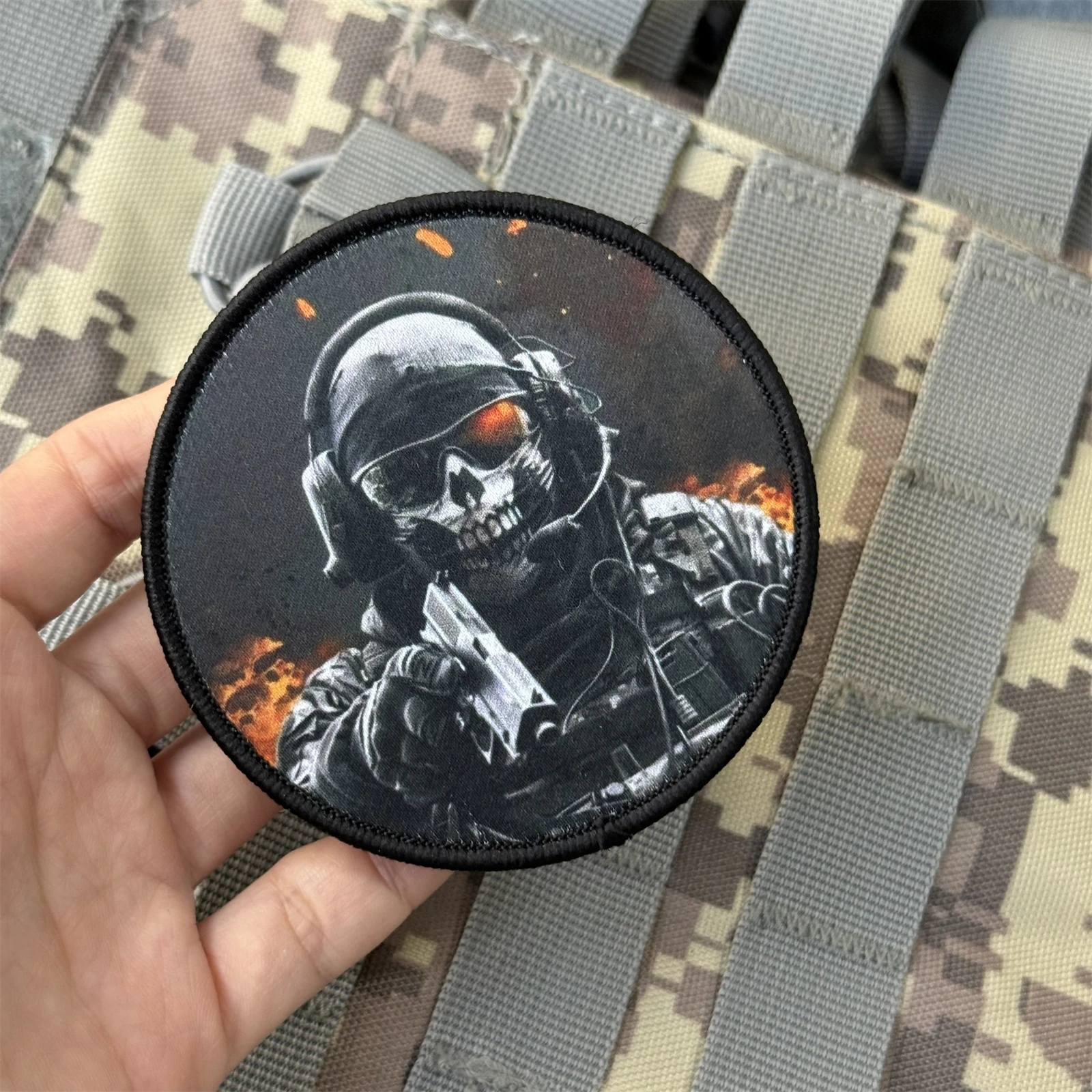 Parche de insignia de moral de soldado táctico ruso, parche de insignia de moral impreso, parches militares de gancho para ropa, pegatinas para mochila - imagen 4