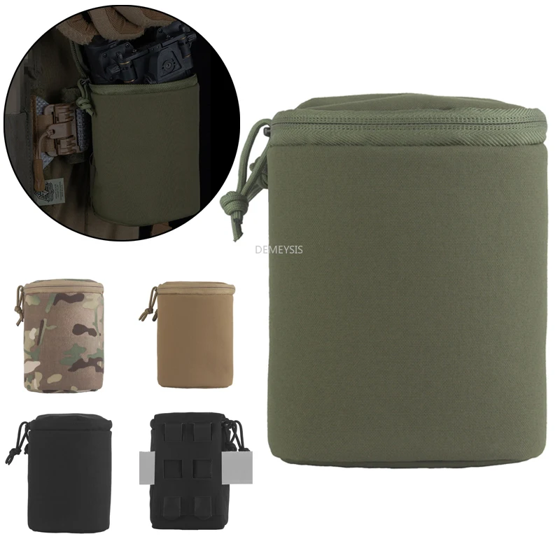 Bolsa de almacenamiento para gafas de visión nocturna táctica, bolsa protectora para caza, tiro, Binocular, gafas de visión nocturna, bolsillo MOLLE NVG