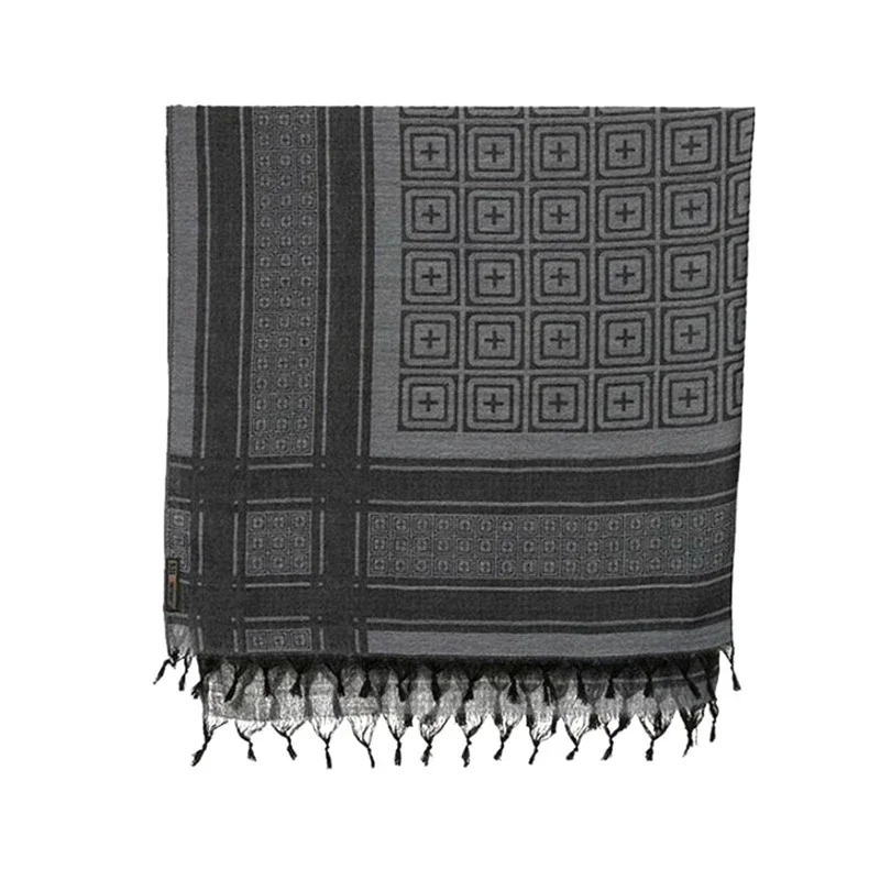 Bufanda táctica keffiyeh desierto de algodón Shemagh para envolver - imagen 5