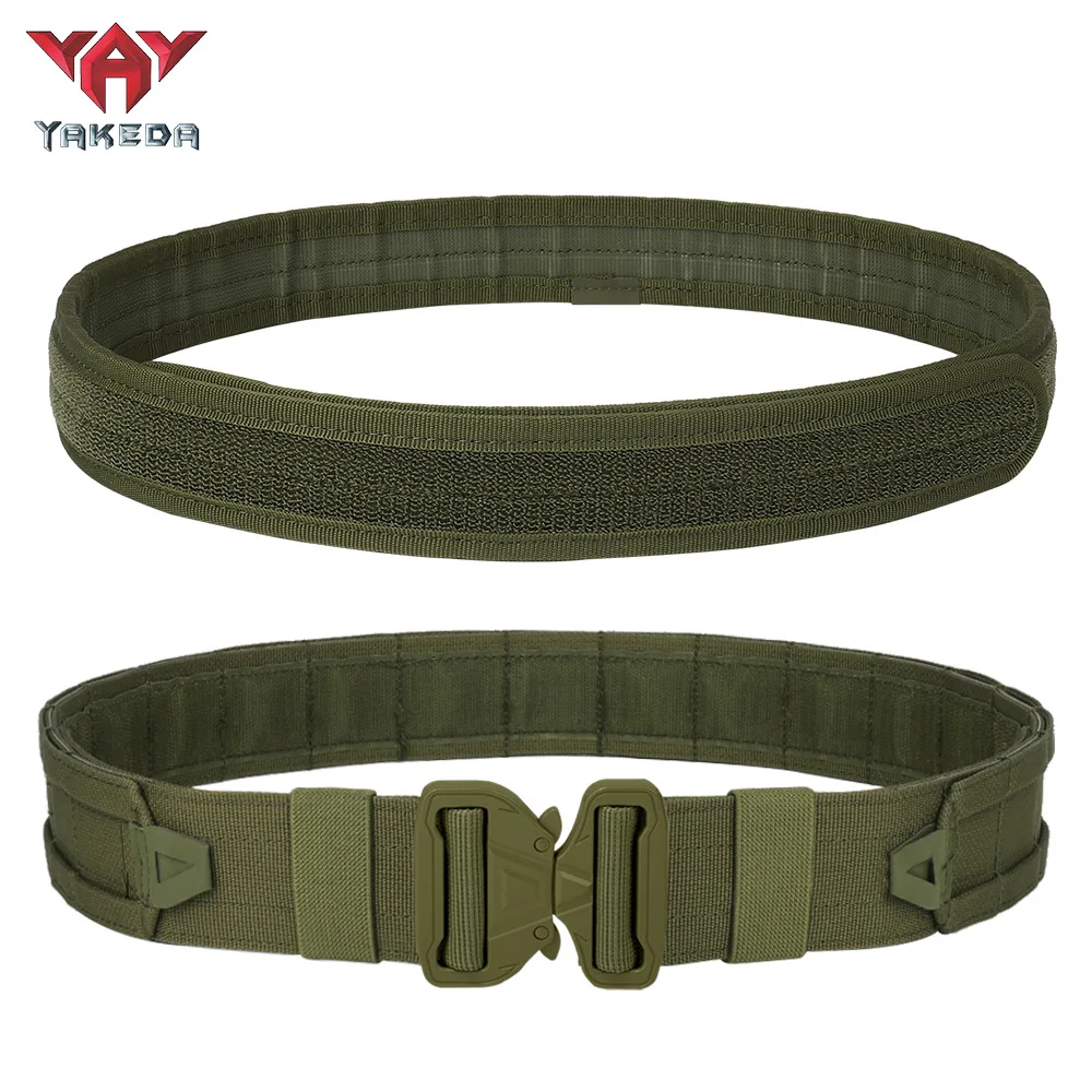 Yakeda-cinturón táctico de poliéster para adiestramiento al aire libre, bolsa CP Mag, accesorios de caza, cinturón táctico - imagen 5