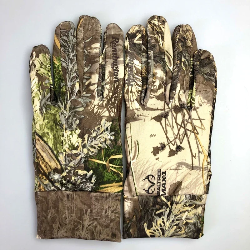 Guantes tácticos finos de verano para pantalla táctil, guantes antideslizantes para montar, caza biónica, pesca, guantes elásticos multifuncionales - imagen 4