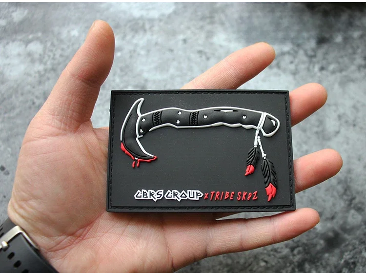 Parche de velcro de PVC impreso, insignia de moral, brazalete militar, insignia de disfraz, accesorios de personalidad, insignias en mochila - imagen 5