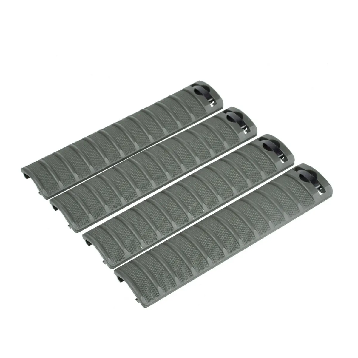 Kit de cubierta de riel KAC de armadura de caballeros de plástico y nailon táctico, accesorios para pistola Airsoft, riel Picatinny de 20mm M4 AR15 Hk416, 4 Uds. - imagen 5