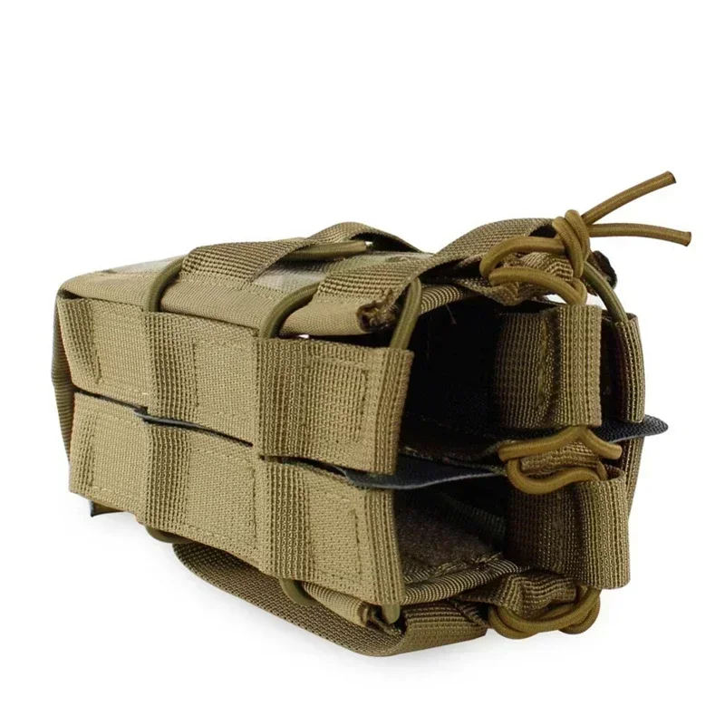 ERQYGRA-bolsa táctica para revista de caza, bolsa de almacenamiento doble, fundas para tiro al aire libre, sistema Molle deportivo, accesorios de Paintball - imagen 5