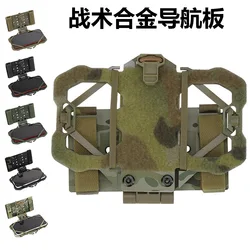 Sistema MOLLE plegable de aleacion para pecho con soporte telefono