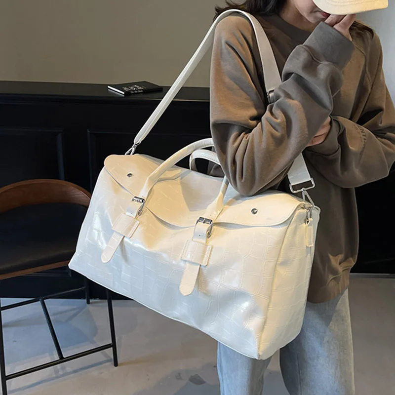 Bolsa de lona deportiva para gimnasio, Fitness, Yoga, bolso de viaje, para acampar al aire libre, senderismo, bolso cruzado, mochila grande para ordenador portátil, mochila escolar de fin de semana - imagen 4