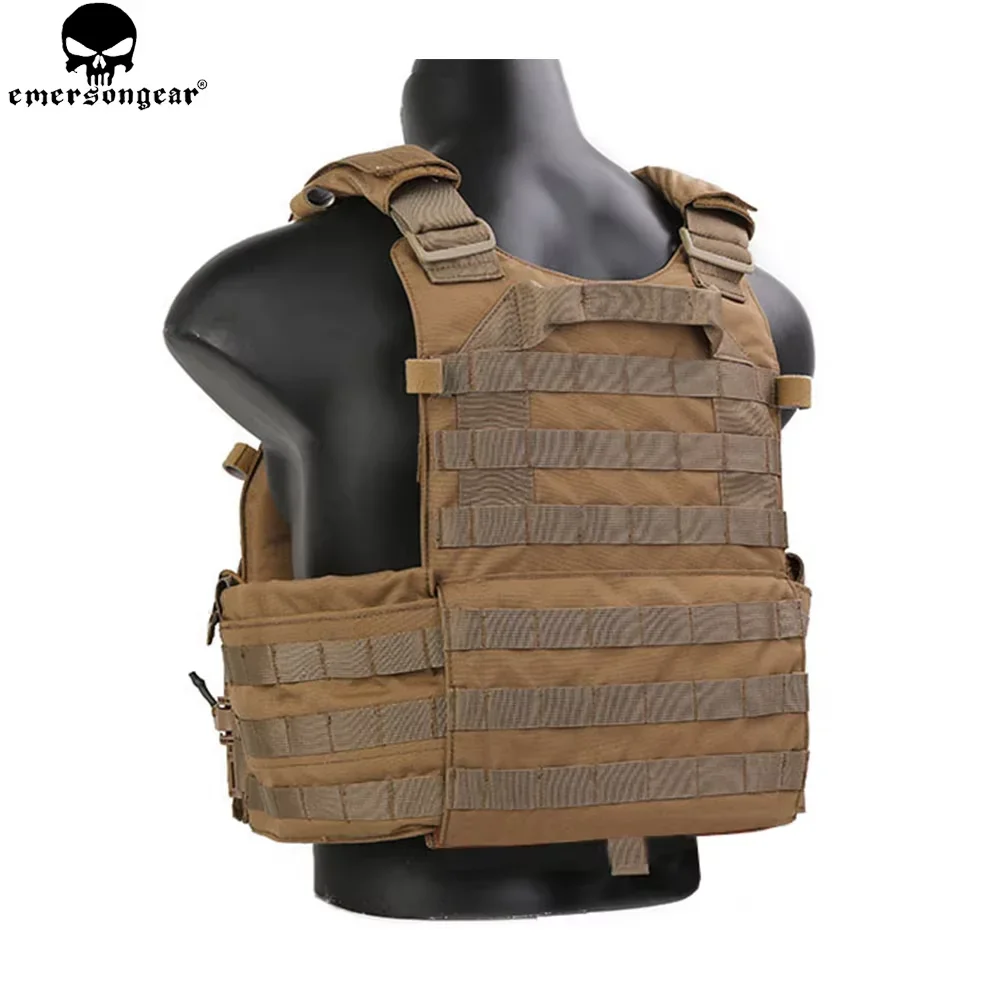 Emersongear-Chaleco táctico, portador de placa de liberación rápida para entrenamiento militar Airsoft, caza y supervivencia al aire libre, deporte, Camping - imagen 3