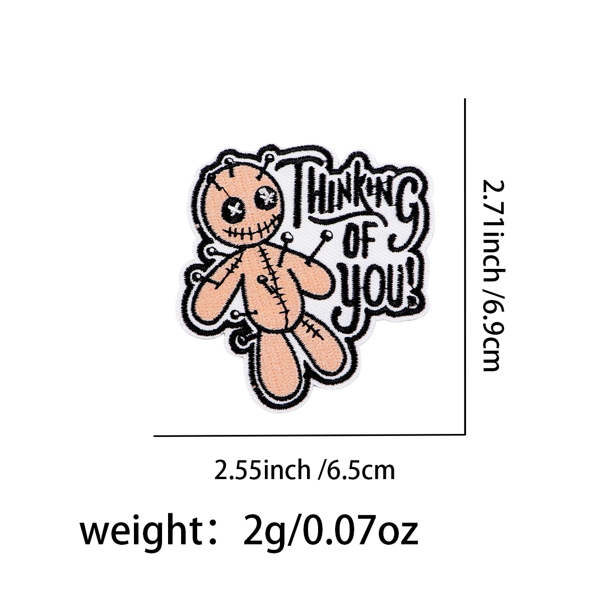 "¡Posa de ti!" Parche para planchar para ropa, parche bordado navideño, accesorios de ropa, pegatinas de costura - imagen 2