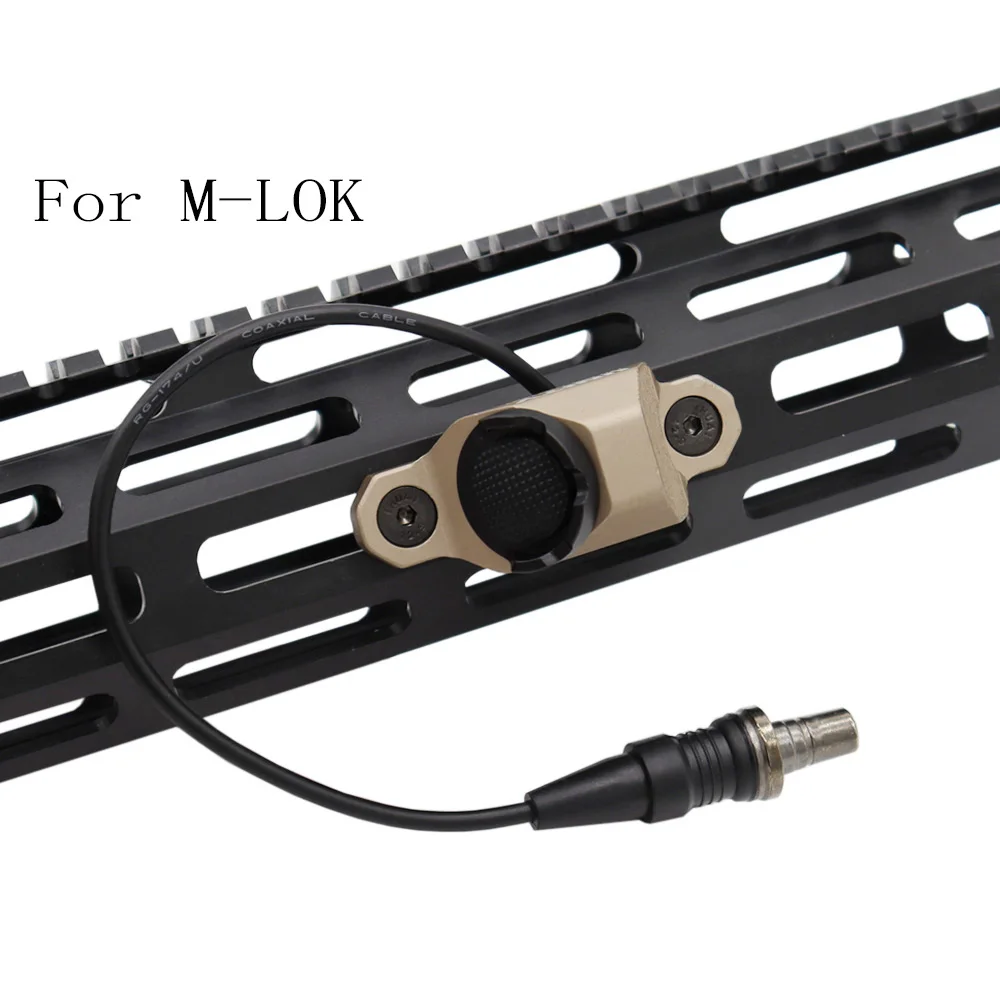 Unidad táctica ModButton botón caliente interruptor remoto de presión M-LOK Keymod riel de 20mm para SF M300 M600 DBAL-A2 PEQ15 2,5 3,5 enchufe SF - imagen 2
