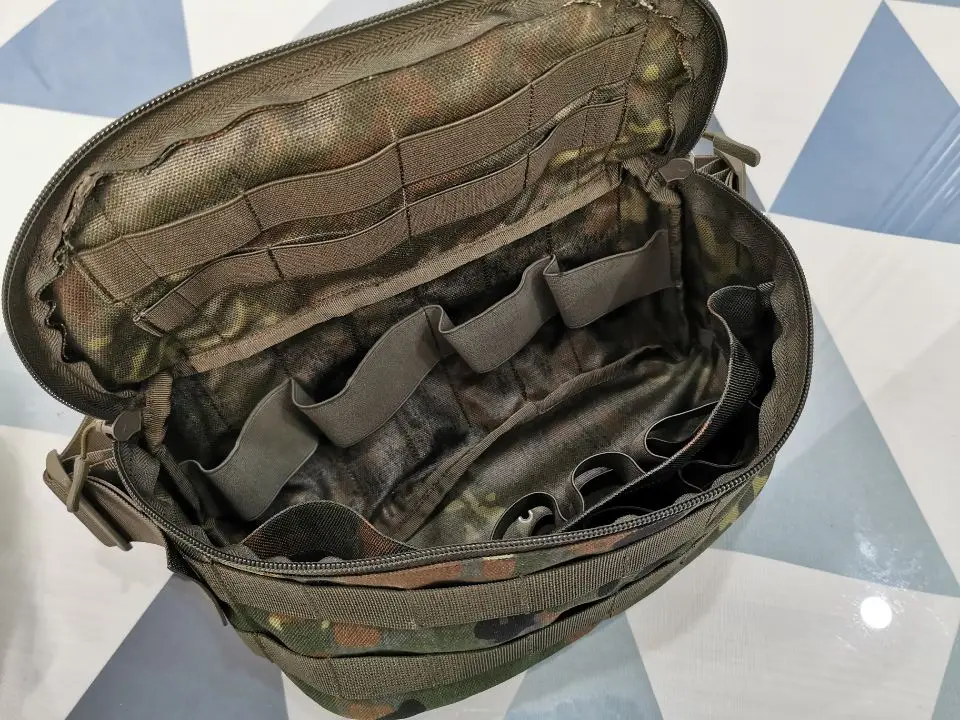 Riñonera táctica Cinturón extraíble de camuflaje moteado alemán - imagen 3