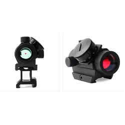 T1G Red Dot 1X20 mira táctica caza soporte Picatinny 20mm elevador